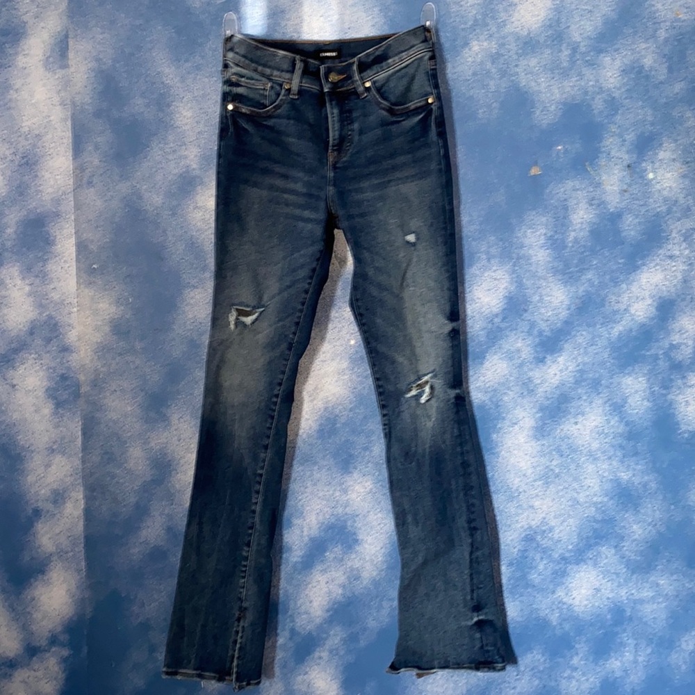 Express mid rise skyscraper jeans